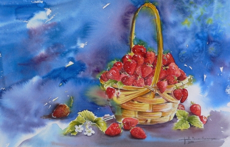 Panier de fraises <br /> CHF 450